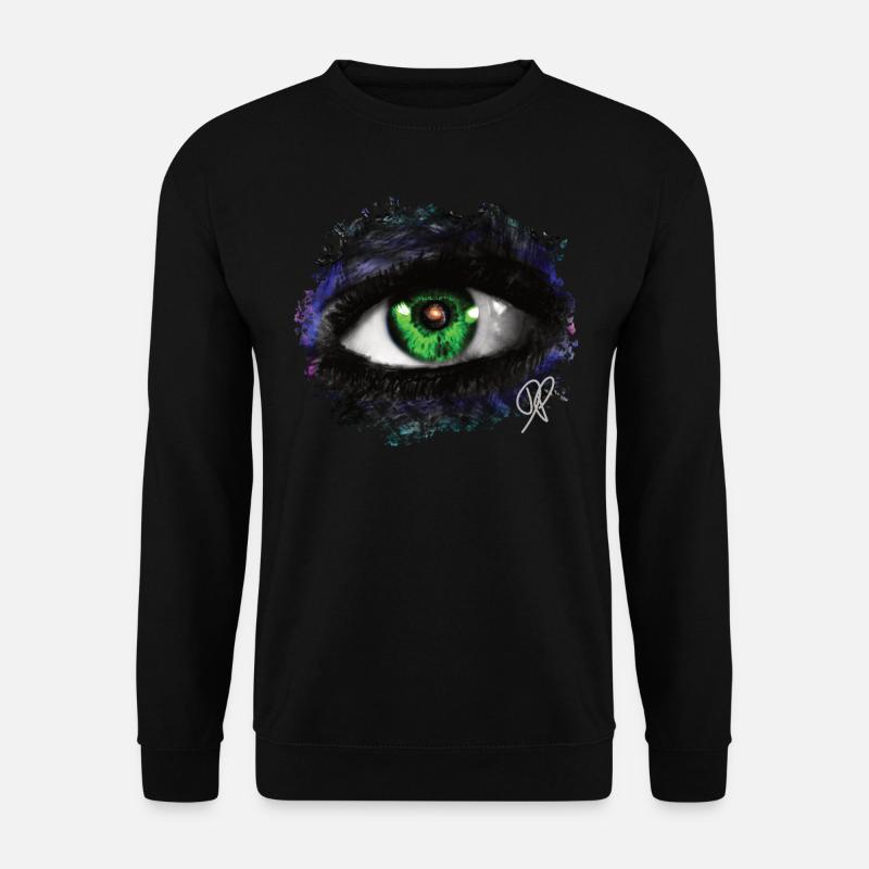 Eye Eye Universe Pupil Iris Graffiti - Unisex Sweatshirt - black