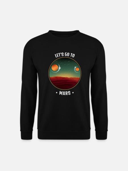 Mars Outer Space Space - Unisex Sweatshirt - black