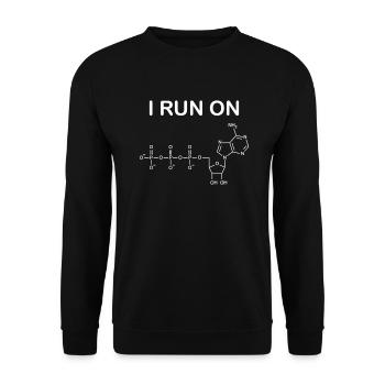 ATP Biology Teacher Chemistry Student Geek - Unisex Sweatshirt - black - Front - Alina (178cm) & Michal (187cm)