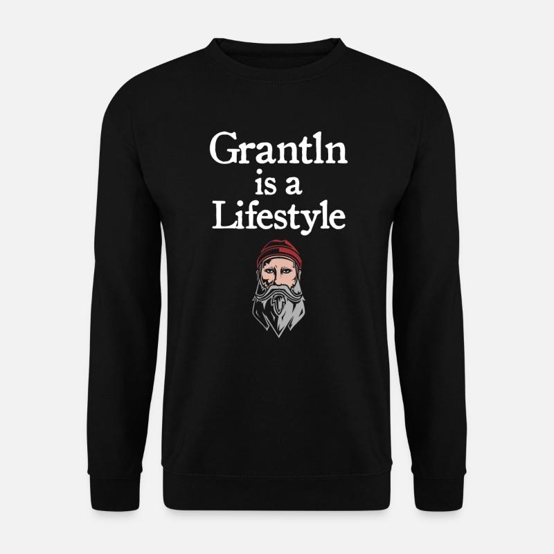 Grantln Is A Lifestyle Grantler Bayern Dialekt - Unisex Pullover - Schwarz