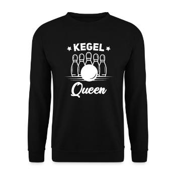 Kegeln Kegelclub Kegelbahn Kegler Kegelverein - Unisex Pullover - Schwarz - Vorne - Alina (178cm) & Michal (187cm)