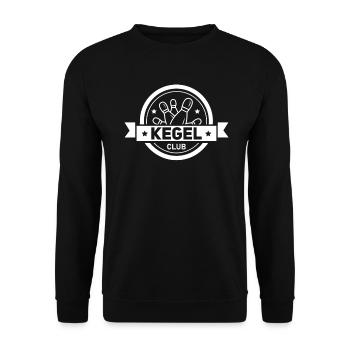 Kegeln Kegelclub Kegelbahn Kegler Kegelverein - Unisex Pullover - Schwarz - Vorne - Alina (178cm) & Michal (187cm)