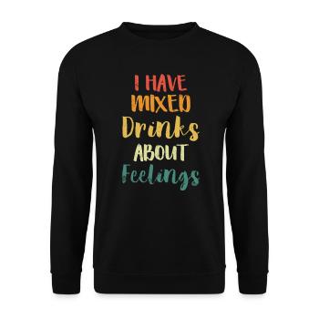 Barkeeper Bartender Cocktail Bar Drink Job - Unisex Sweatshirt - black - Front - Alina (178cm) & Michal (187cm)