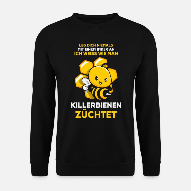 Imker Killerbiene - Unisex Pullover - Schwarz