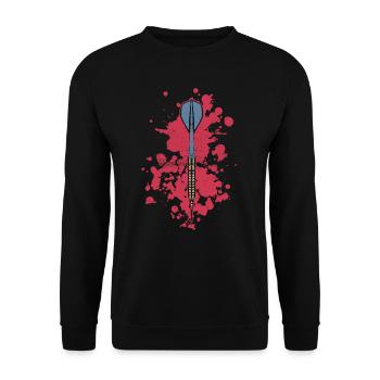 Darts Darts Player Darts Darts Disc - Sweat-shirt Unisexe - noir - Devant - Alina (178cm) & Michal (187cm)