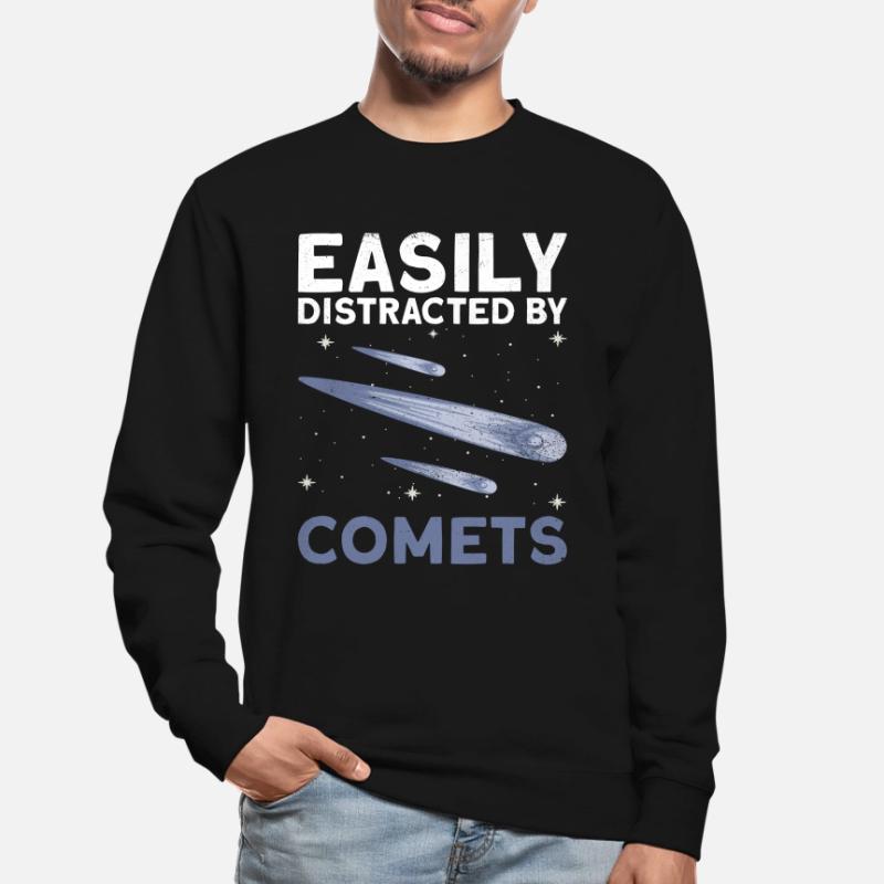 Facilement distrait par les comètes - Comet Tail Star Sweat-shirt Unisexe