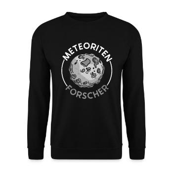 Chercheurs sur les météorites - Système solaire des météorites - Sweat-shirt Unisexe - noir - Devant - Alina (178cm) & Michal (187cm)