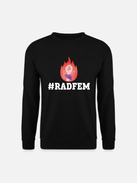 #RADFEM - Radical Feminism Feminist - Unisex Sweatshirt - black