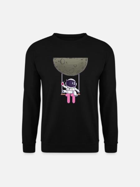 11. Geburtstag Astronaut 11 Jahre Weltraumgalaxie - Unisex Pullover - Schwarz
