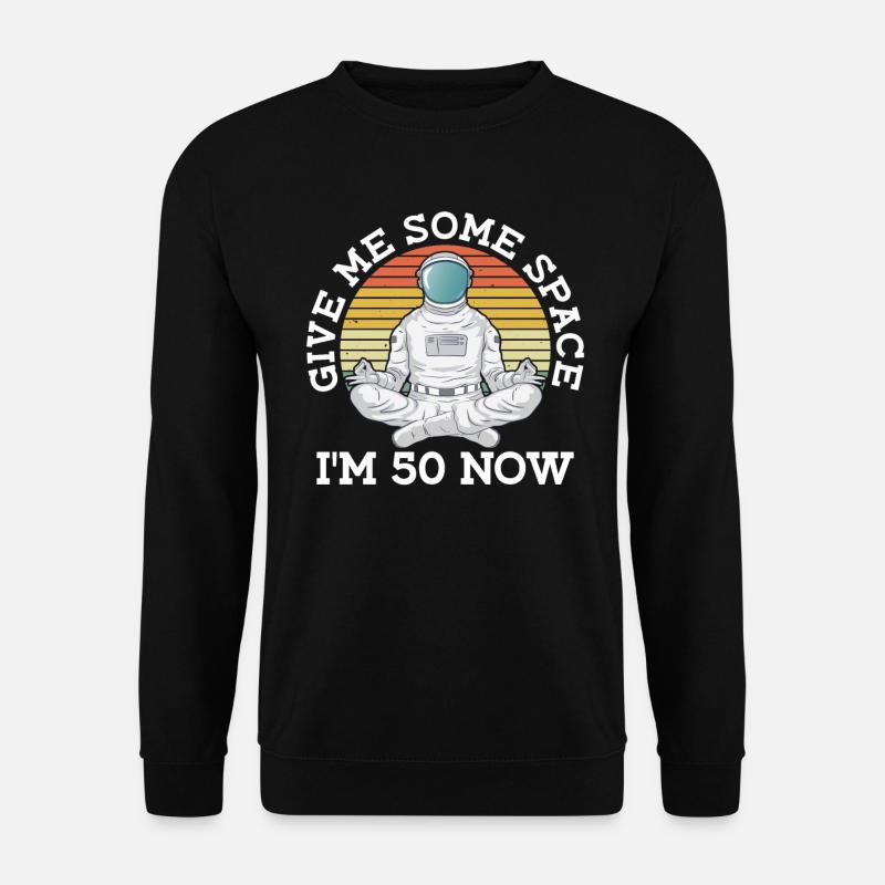 50. Geburtstag Astronaut 50 Jahre Weltraum - Unisex Pullover - Schwarz