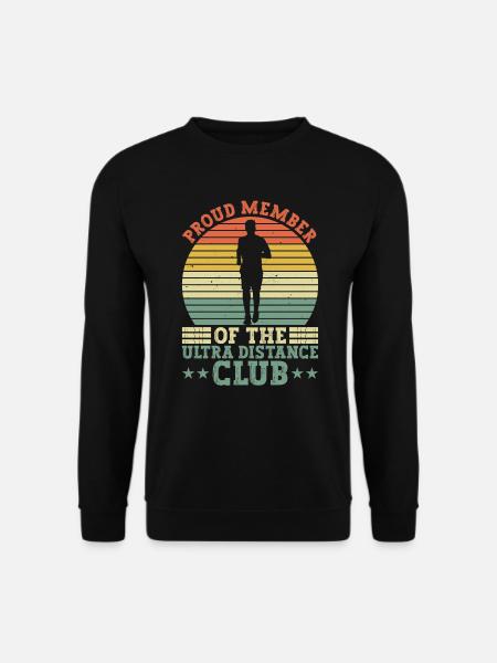 Ultramarathon Ultra Marathoner Sportler Training - Unisex Pullover - Schwarz
