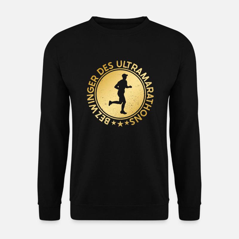 Bezwinger Des Ultramarathons - Ultramarathon - Unisex Pullover - Schwarz