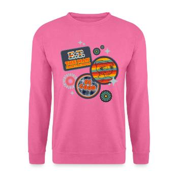 E.T. Der Außerirdische Flicken Blumen - Unisex Pullover - Pink - Vorne
