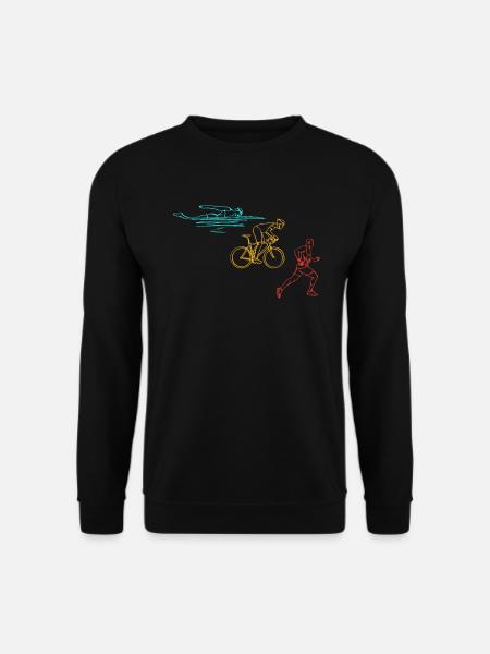 Triathlon Training Triathlete Gift - Unisex Sweatshirt - black