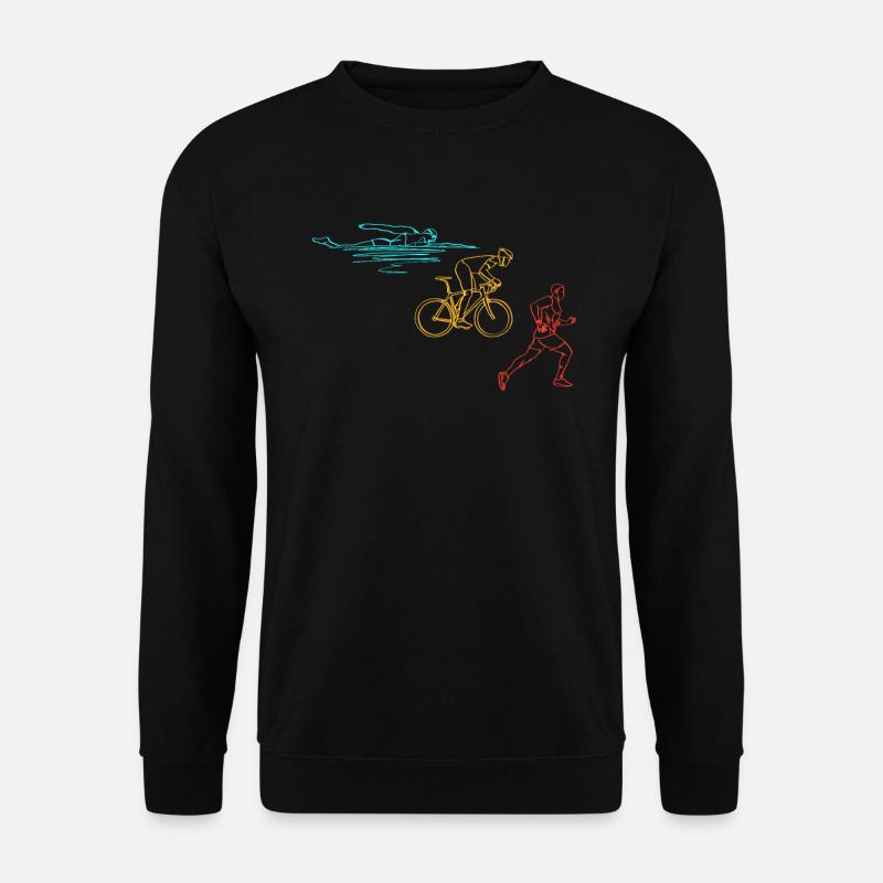 Triathlon Training Triathlete Gift - Unisex Sweatshirt - black