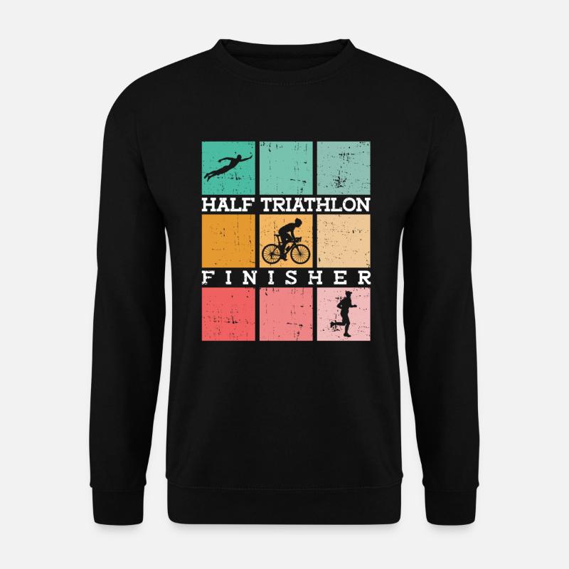 Semi-Triathlon Finisher - Triathlète - Sweat-shirt Unisexe - noir