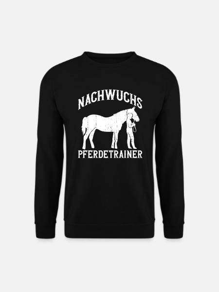 Nachwuchs Pferdetrainer - Pferdetrainer Reitlehrer - Unisex Pullover - Schwarz