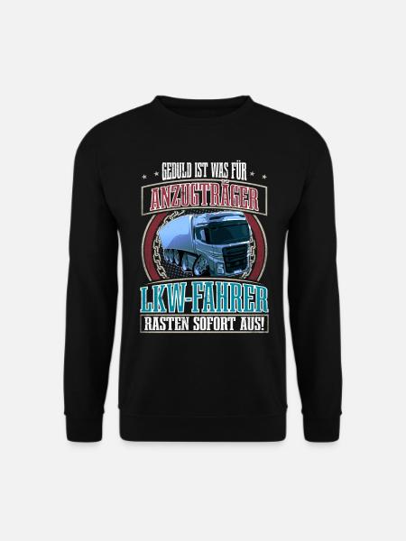 LKW Fahrer - Unisex Pullover - Schwarz