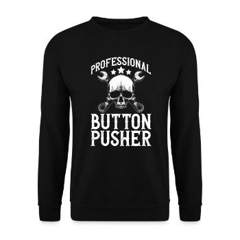 Opérateur de machine de découpe Opérateur de machine CNC - Sweat-shirt Unisexe - noir - Devant - Alina (178cm) & Michal (187cm)