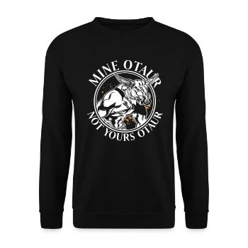 Griechische Mythologie Antik Griechischer Gott - Unisex Pullover - Schwarz - Vorne - Alina (178cm) & Michal (187cm)