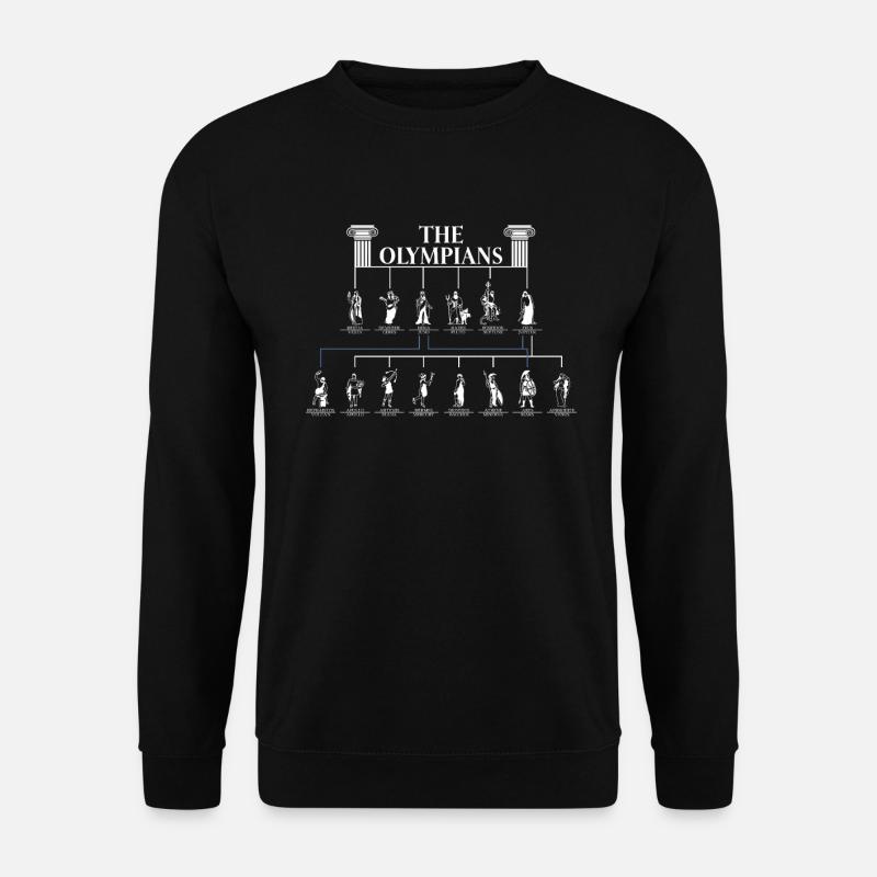 Griechische Mythologie Antik Griechischer Gott - Unisex Pullover - Schwarz