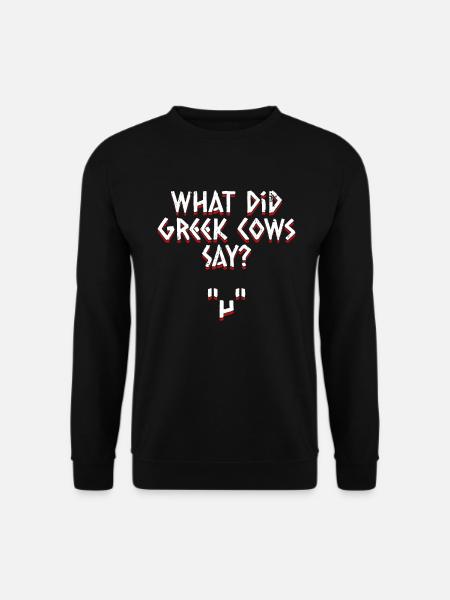 Griechische Mythologie Antik Griechischer Gott - Unisex Pullover - Schwarz