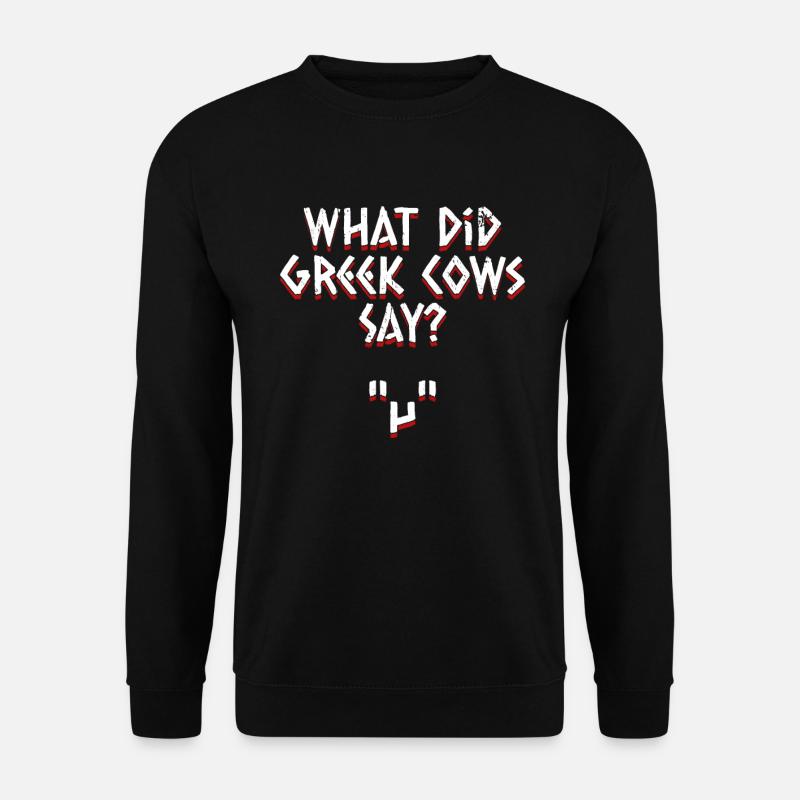 Griechische Mythologie Antik Griechischer Gott - Unisex Pullover - Schwarz