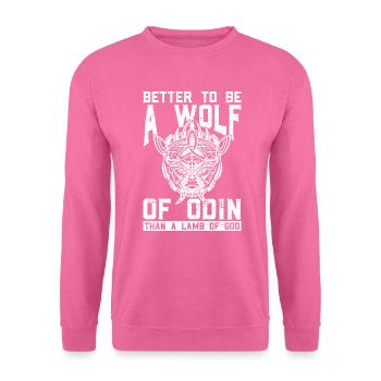 Norse Mythology Odin Viking Nordic God - Unisex Sweatshirt - pink - Front