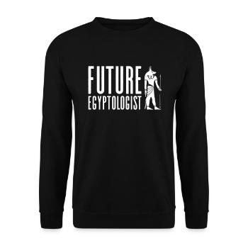 Futur égyptologue - Mythologie égyptienne - - Sweat-shirt Unisexe - noir - Devant - Alina (178cm) & Michal (187cm)