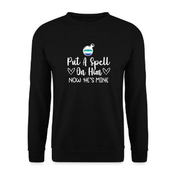 Schwuler Bräutigam Homosexuell Hochzeit Schwul - Unisex Pullover - Schwarz - Vorne - Alina (178cm) & Michal (187cm)