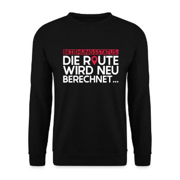 Scheidungsparty Scheidung Ex Frau Geschieden - Unisex Pullover - Schwarz - Vorne - Alina (178cm) & Michal (187cm)