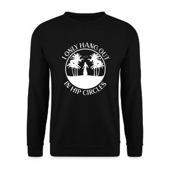 Danse du ventre Danseuse du ventre Danse Danseur Cadeau - Sweat-shirt Unisexe - noir - Devant - Alina (178cm) & Michal (187cm)
