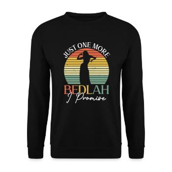Bedlah Danse du ventre Danseuse du ventre Danseuse - Sweat-shirt Unisexe - noir - Devant - Alina (178cm) & Michal (187cm)