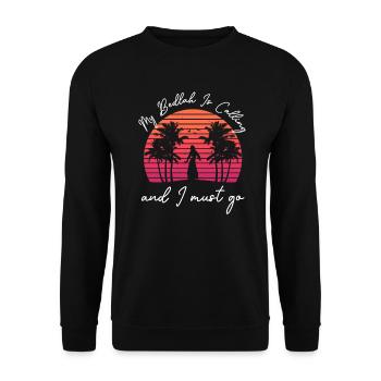 Danse du ventre Danseur du ventre Bedlah Dancer Cadeau - Sweat-shirt Unisexe - noir - Devant - Alina (178cm) & Michal (187cm)