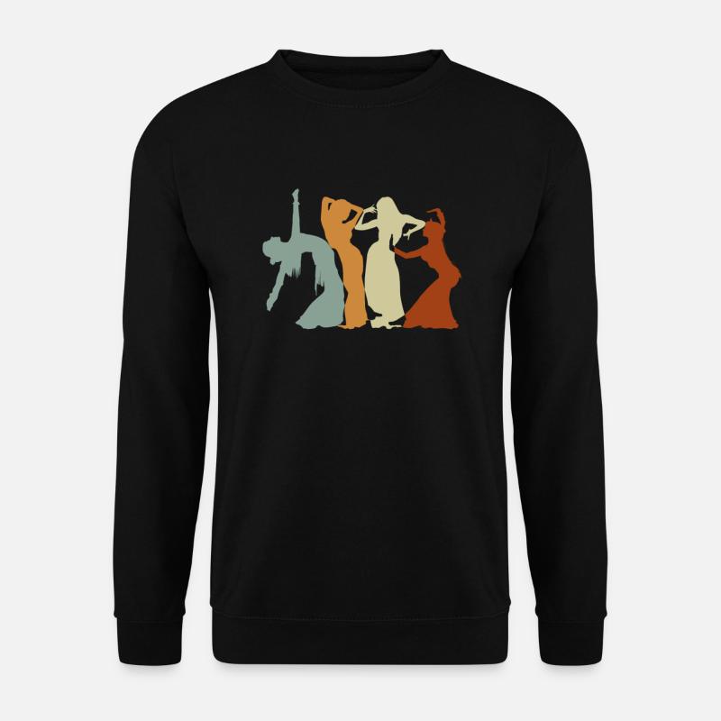 Bauchtänzerinnen Retro Bauchtanz Tanzen - Unisex Pullover - Schwarz