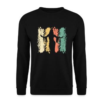 Belly Dance Belly Dancer Dancing Dancer Gift - Unisex Sweatshirt - black - Front - Alina (178cm) & Michal (187cm)