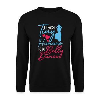 Danse du ventre Danseuse du ventre Professeur Danseur Cadeau - Sweat-shirt Unisexe - noir - Devant - Alina (178cm) & Michal (187cm)