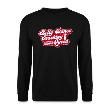 Danse du ventre Danseuse du ventre Professeur Danseur Cadeau - Sweat-shirt Unisexe - noir - Devant - Alina (178cm) & Michal (187cm)