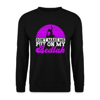 Danse du ventre Danseur du ventre Bedlah Dancer Cadeau - Sweat-shirt Unisexe - noir - Devant - Alina (178cm) & Michal (187cm)