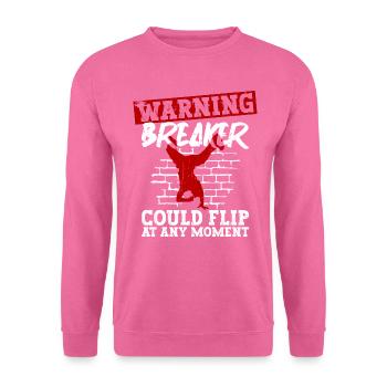 Breakdancing Breakdancer Break Dance Hip Hop - Unisex Pullover - Pink - Vorne