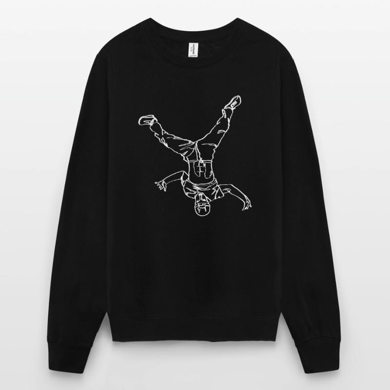 Breakdancing Breakdancer Break Dance Oneline Art Unisex Sweatshirt