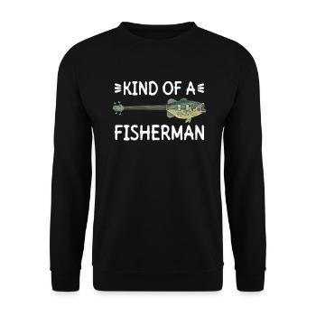 Kind Of A Fisherman - bassiste - Sweat-shirt Unisexe - noir - Devant - Alina (178cm) & Michal (187cm)