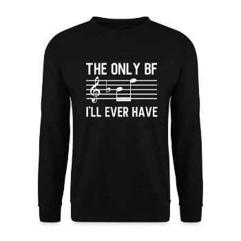 Pianiste Pianiste Musicien de piano - Sweat-shirt Unisexe - noir - Devant - Alina (178cm) & Michal (187cm)