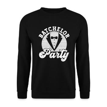 Enterrement de vie de garçon - Sweat-shirt Unisexe - noir - Devant - Alina (178cm) & Michal (187cm)