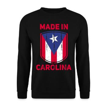 Carolina - Unisex Pullover - Schwarz - Vorne - Alina (178cm) & Michal (187cm)
