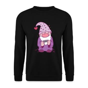 Christmas Elves Harmonica - Musicien - Sweat-shirt Unisexe - noir - Devant - Alina (178cm) & Michal (187cm)