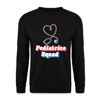 Enfants Infirmière Pédiatrie infantile - Sweat-shirt Unisexe - noir - Devant - Alina (178cm) & Michal (187cm)