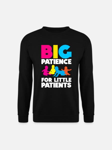 Kinder Krankenschwester Säugling Pädiatrie - Unisex Pullover - Schwarz