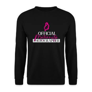 Grossesse Photographie Photographe Enceinte - Sweat-shirt Unisexe - noir - Devant - Alina (178cm) & Michal (187cm)