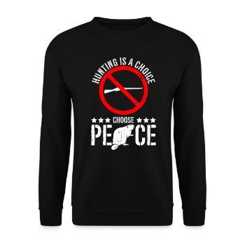 Beaver animal welfare animal rights activiste rongeur - Sweat-shirt Unisexe - noir - Devant - Alina (178cm) & Michal (187cm)
